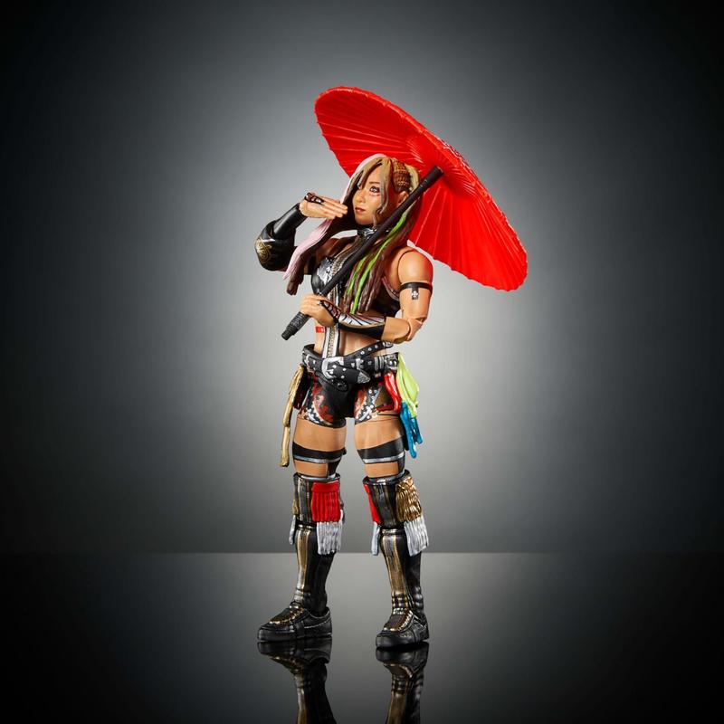 Boneco de ação Mattel WWE Elite Kairi Sane Series 115 15cm